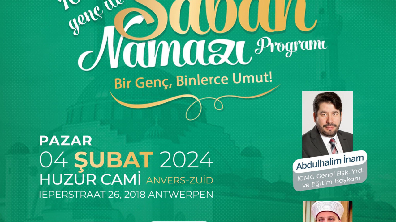 1000 Genç ile Cemaatle Sabah Namazı